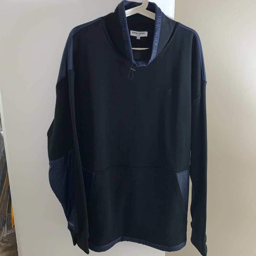 Opening Ceremony FunnelNeck Pullover Fleece Jacket